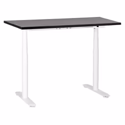 Electric Adjustable Standing Desk 120 x 72 cm Black and White DESTINAS