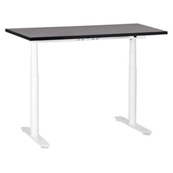 Electric Adjustable Standing Desk 120 x 72 cm Black and White DESTINAS