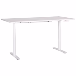 Electric Adjustable Standing Desk 180 x 80 cm White DESTINAS