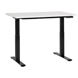 Electric Adjustable Standing Desk 120 x 72 cm White and Black DESTINES