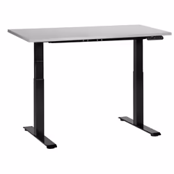 Electric Adjustable Standing Desk 120 x 72 cm Grey and Black DESTINES