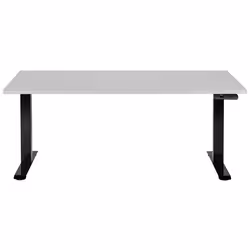 Electric Adjustable Standing Desk 160 x 72 cm Grey and Black DESTINES