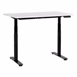 Electric Adjustable Standing Desk 120 x 72 cm White and Black DESTINAS