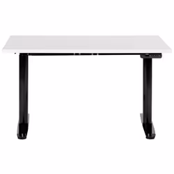Electric Adjustable Standing Desk 120 x 72 cm White and Black DESTINAS