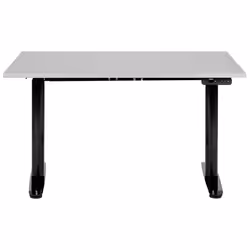 Electric Adjustable Standing Desk 120 x 72 cm Grey and Black DESTINAS