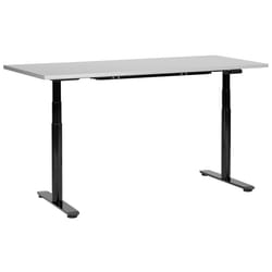 Electric Adjustable Standing Desk 160 x 72 cm Grey and Black DESTINAS