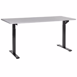 Adjustable Standing Desk 160 x 72 cm Grey and Black DESTINES