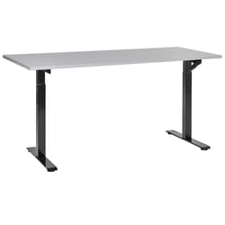 Adjustable Standing Desk 160 x 72 cm Grey and Black DESTINES
