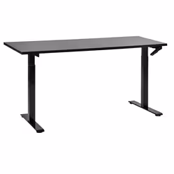 Adjustable Standing Desk 160 x 72 cm Black DESTINES