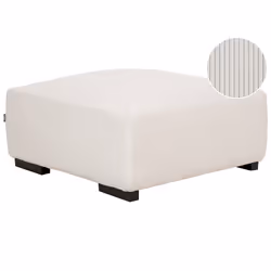 Ottoman LUNGO Corduroy Off-White