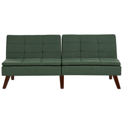 Sofa Bed RONNE Fabric Dark Green 3 Seater