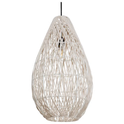 Rope Pendant Lamp Beige ANNOTTO