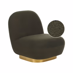 Armchair LOVIISA Boucle Dark Green