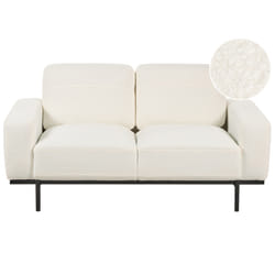 Sofa SOVIK Boucle Off-White 2 Seater