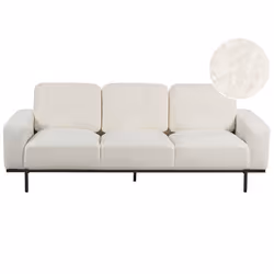 Sofa SOVIK Boucle Off-White 3 Seater