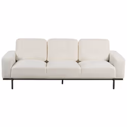 Sofa SOVIK Boucle Off-White 3 Seater