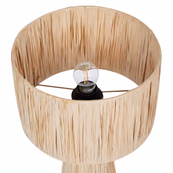 Table Lamp WELMEL Wicker Natural