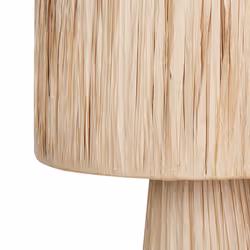 Table Lamp WELMEL Wicker Natural - Additional view 4