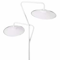 LED Floor Lamp GALETTI Metal White - Additional view 4