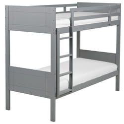 Bunk Bed Wood MAULDE 90 x 200 cm (EU Single) Grey