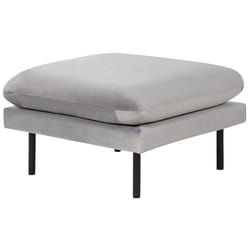 Ottoman VINTERBRO Velvet Grey