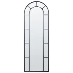 Wall Mirror CROSSES 60 cm 170 cm Metal Black