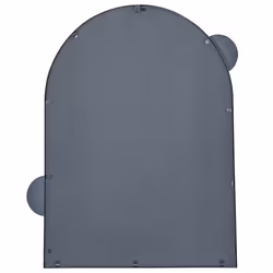Wall Mirror AULON 69 cm 80 cm Metal Black
