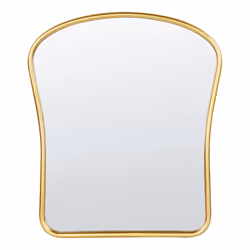 Wall Mirror NOTH 45 cm 53 cm Metal Gold