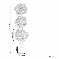 Artificial Potted Plant 120 cm BUXUS BALL TREE