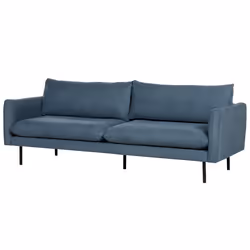 Living Room Set VINTERBRO Chenille Blue 4 Seater