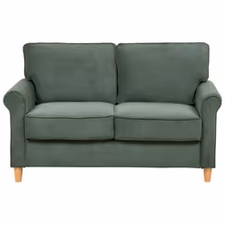 Sofa RONNEBY Corduroy Dark Green 2 Seater