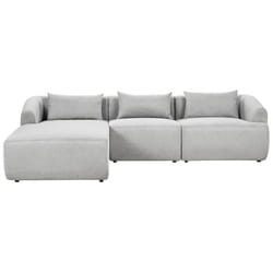 Corner Sofa SVANSELE Fabric Light Grey 3 Seater Right Hand