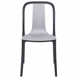 Set of 4 Garden Chairs SPEZIA Grey
