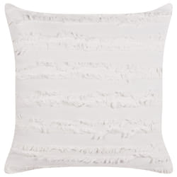 Throw Cushion MAKNEH Cotton 45 x 45 cm White Solid