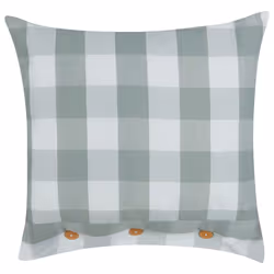 Set of 2 Decorative Cushions TAMNINE 45 x 45 cm Mint Green Checked - Additional view 5