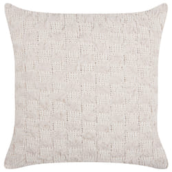 Throw Cushion BASALIM 45 x 45 cm Beige Solid