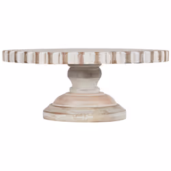 Cake Stand MEMFIS Mango Wood Light Brown