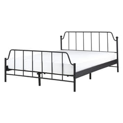 Bed Metal MAURESSAC 140 x 200 cm (EU Double) Black