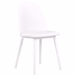 Set of 2 Dining Chairs FOMBY White