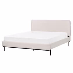 Bed Fabric CORIO 160 x 200 cm (EU King Size) Cream