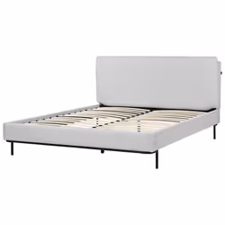Bed Fabric CORIO 160 x 200 cm (EU King Size) Light Grey