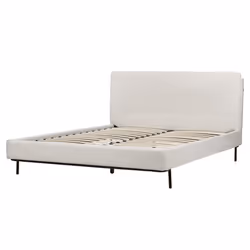 Bed Boucle CORIO 160 x 200 cm (EU King Size) Off-White - Additional view 4