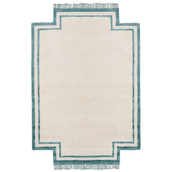Viscose Area Rug 160 x 230 cm Beige BERWARI