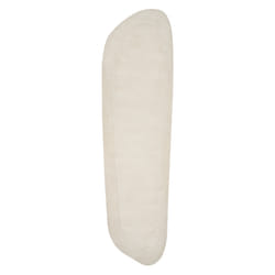 Viscose Area Rug 80 x 250 cm Beige BERANI