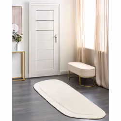 Viscose Area Rug 80 x 250 cm Beige BERANI - Additional view 5