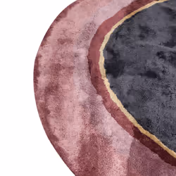 Viscose Area Rug 160 x 230 cm Black PITHORO