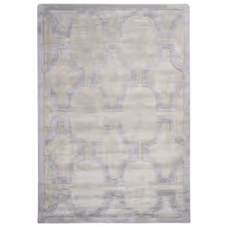 Viscose Area Rug 160 x 230 cm Beige and Grey GWANI