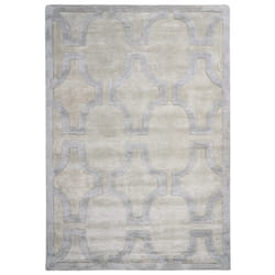 Viscose Area Rug 160 x 230 cm Beige and Grey GWANI