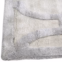 Viscose Area Rug 160 x 230 cm Beige and Grey GWANI
