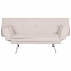 Sofa Bed BRISTOL Fabric Beige 3 Seater